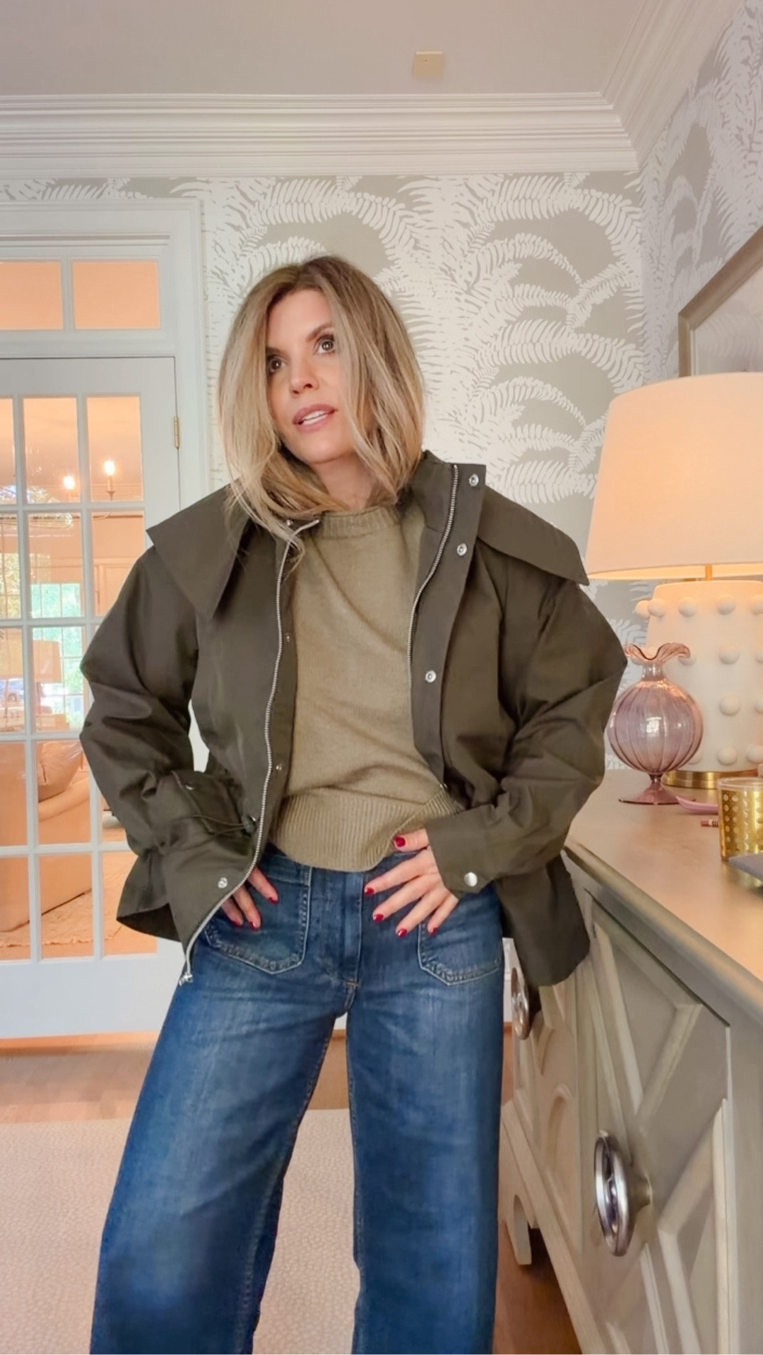 These Walmart crew neck sweaters are so good and under $15! Both jackets are from Walmart too! I cannot get over the quality!

#LTKgrwm #LTKOver40 #LTKootd