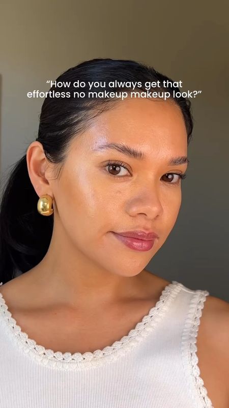 No makeup makeup routine
-super glow gel in warmglow and sunglow 
-skin tint l use shade 4