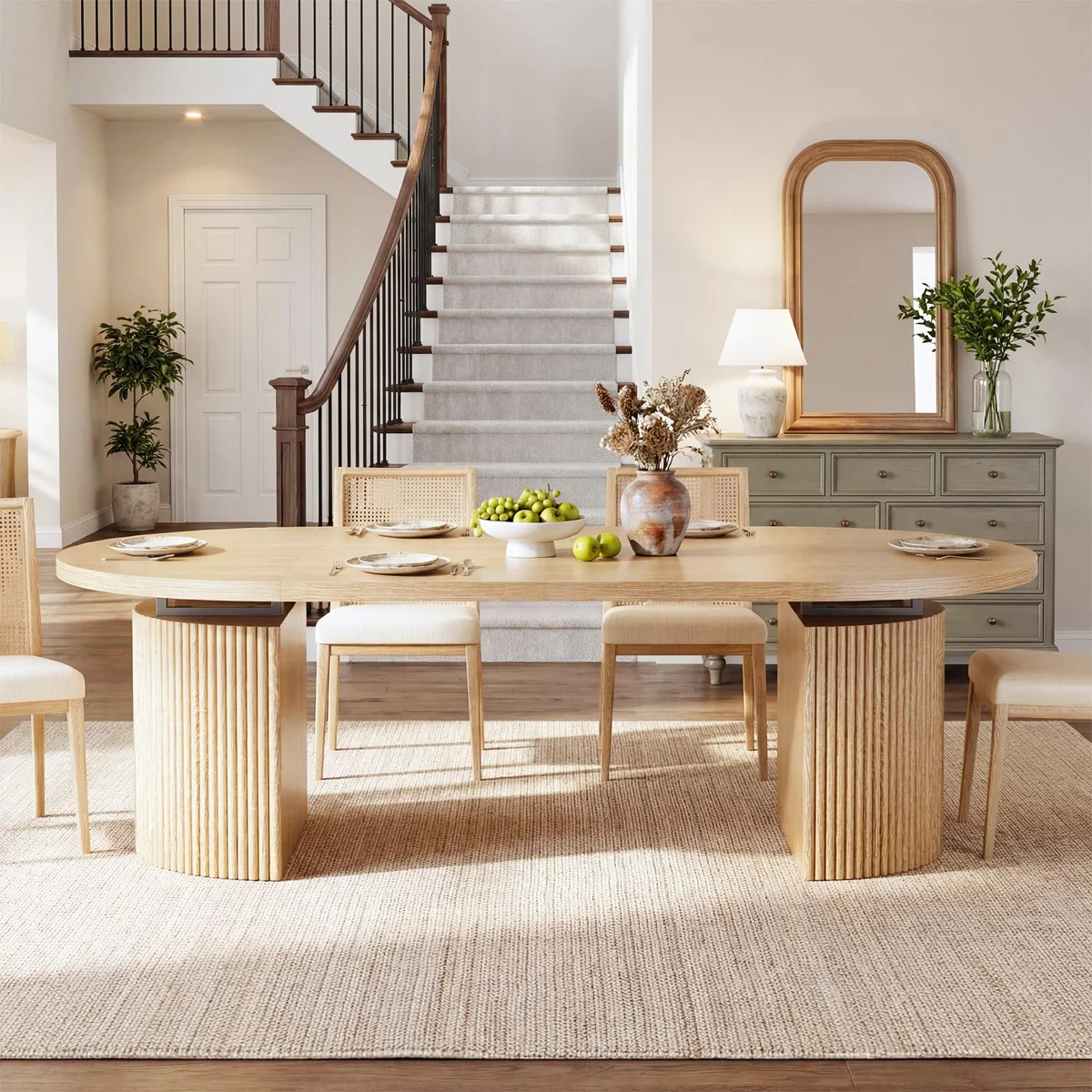 Extendable Round Dining Table For 4-8 | Wayfair North America