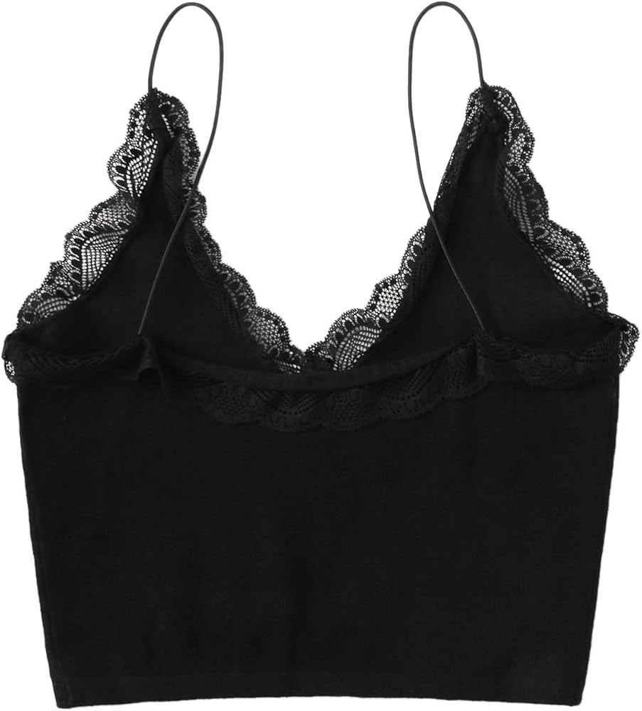 SweatyRocks Women's Casual Leopard Print Warp Surplice Front Spaghetti Strap Cami Top | Amazon (US)