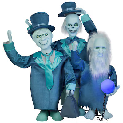 Disney 3.5-ft Disney The Haunted Mansion Hitchhiking Ghosts Motion Activated Lighted Animatronic | Lowe's
