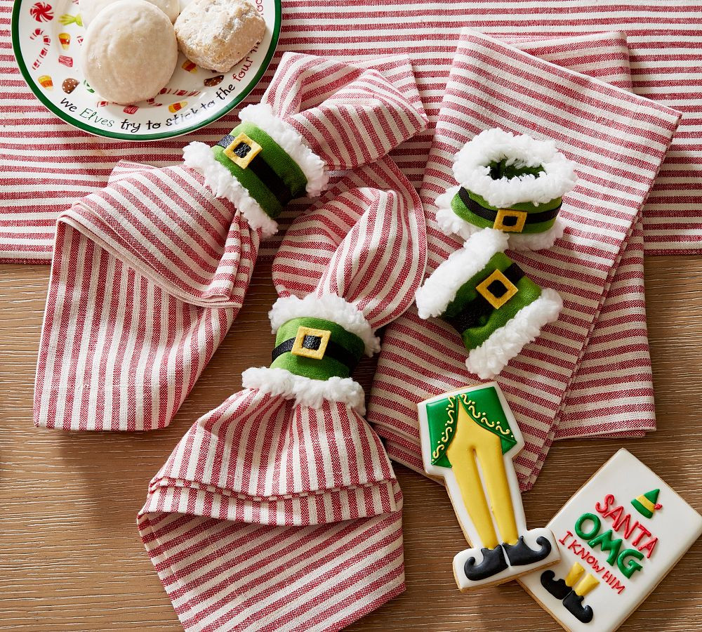 Elf Belt Napkin Rings - Set of 4 | Pottery Barn (US)