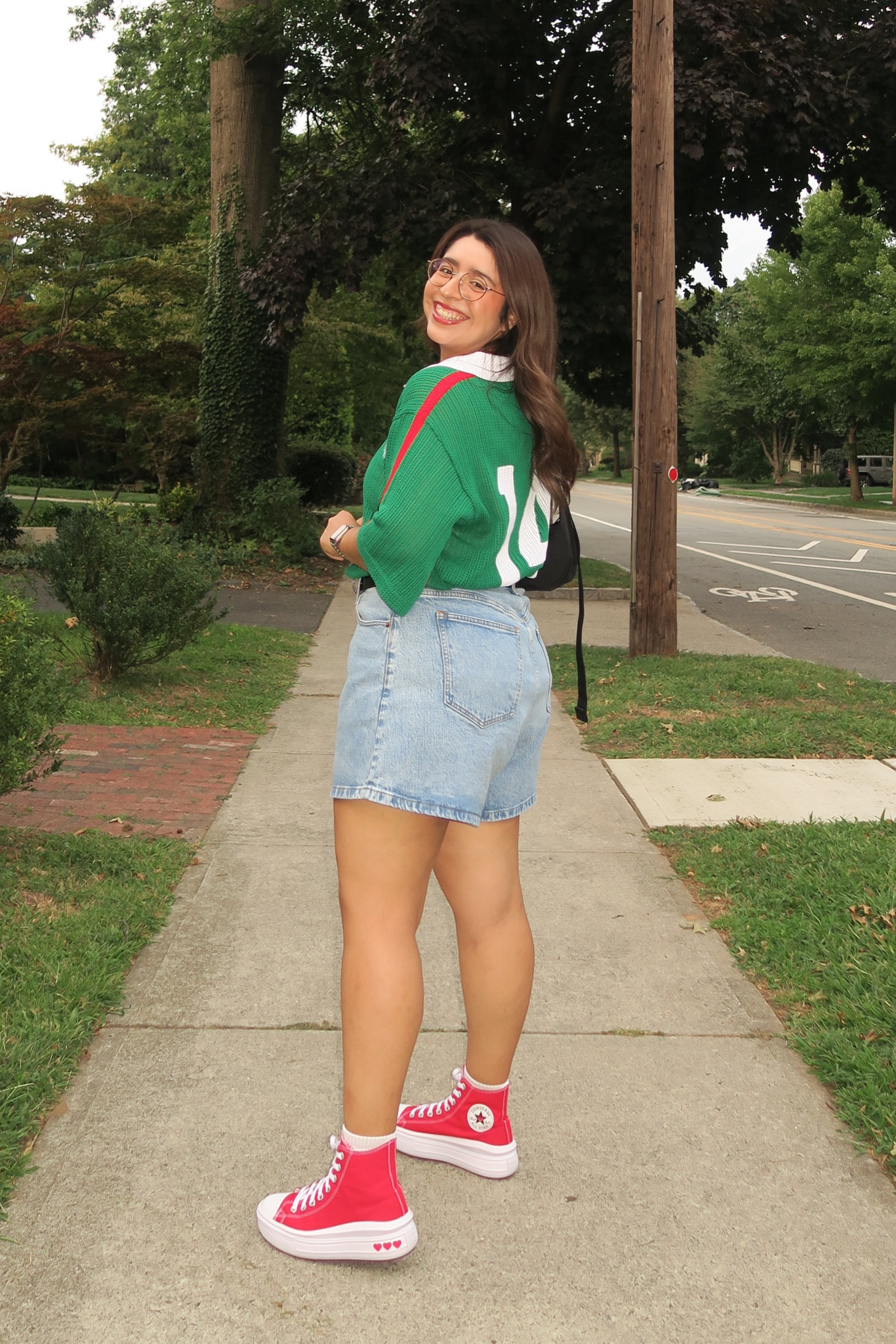 Knit jersey is from forty two co - size large
Shorts are size 32 - 14 for an oversized fit 

#LTKShoeCrush #LTKStyleTip #LTKMidsize