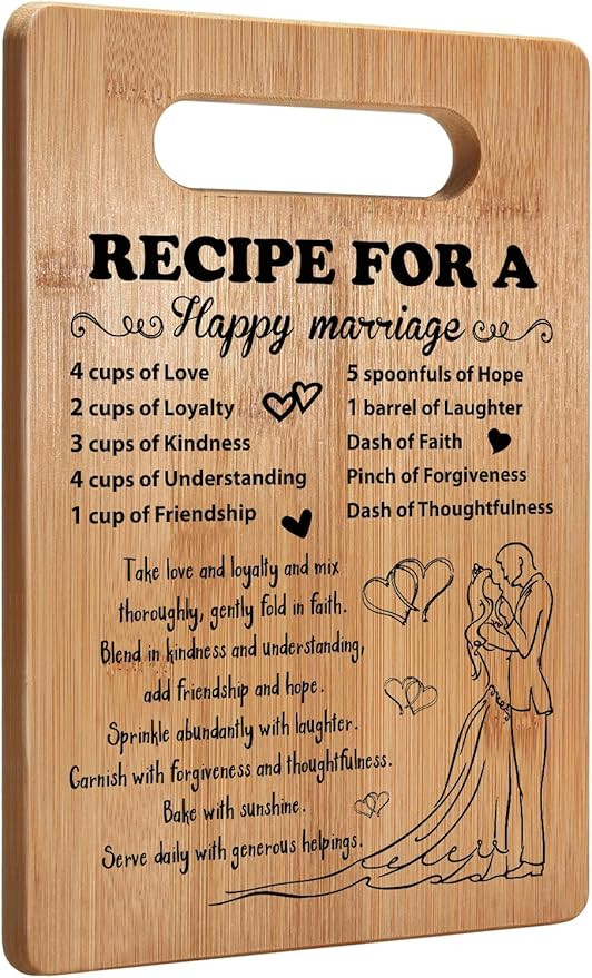 Wedding Gift for Couple 2024, Bridal Shower Gifts for Bride and Groom Engagement, Happy Marriage ... | Amazon (US)