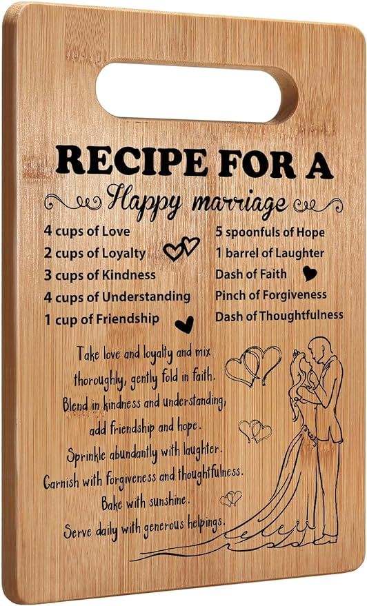 Wedding Gift for Couple 2024, Bridal Shower Gifts for Bride and Groom Engagement, Happy Marriage ... | Amazon (US)