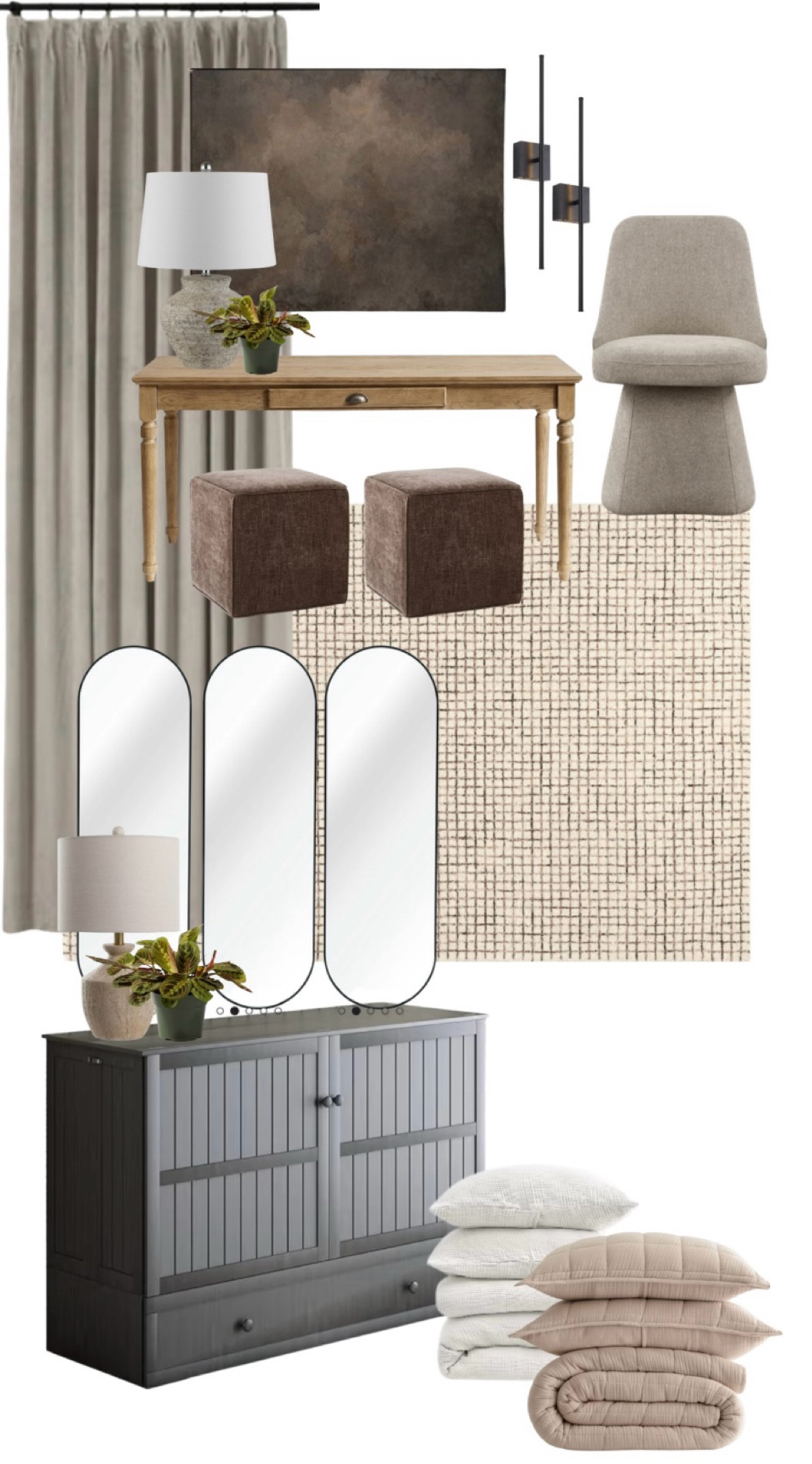 Final client design 

Home office & guest bedroom design. This dresser is actually a Murphy bed  

#LTKHome #LTKFindsUnder50 #LTKFindsUnder100