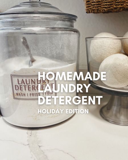 Wanna know how to make your own laundry detergent that is curated just to your liking? Well, look no further. I have the products you need. Check out my reel on IG for all details  

#LTKhome #LTKHoliday