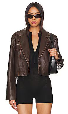 Blakely Faux Leather Jacket
                    
                    superdown | Revolve Clothing (Global)