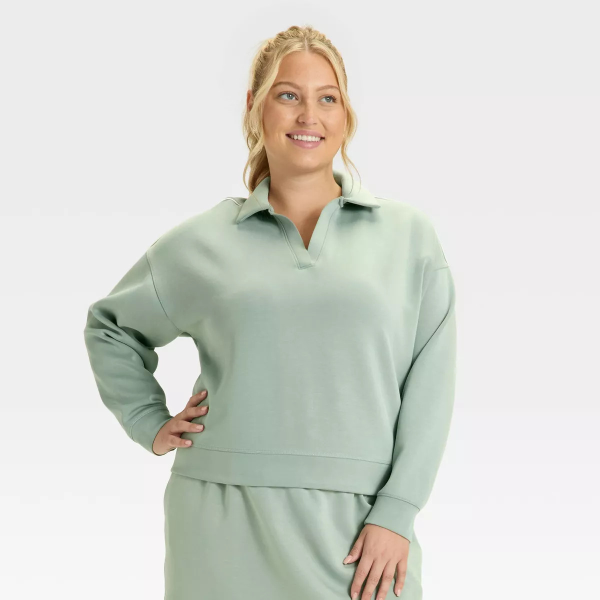 Women's Airy Sleek Polo Shirt - All In Motion™ | Target