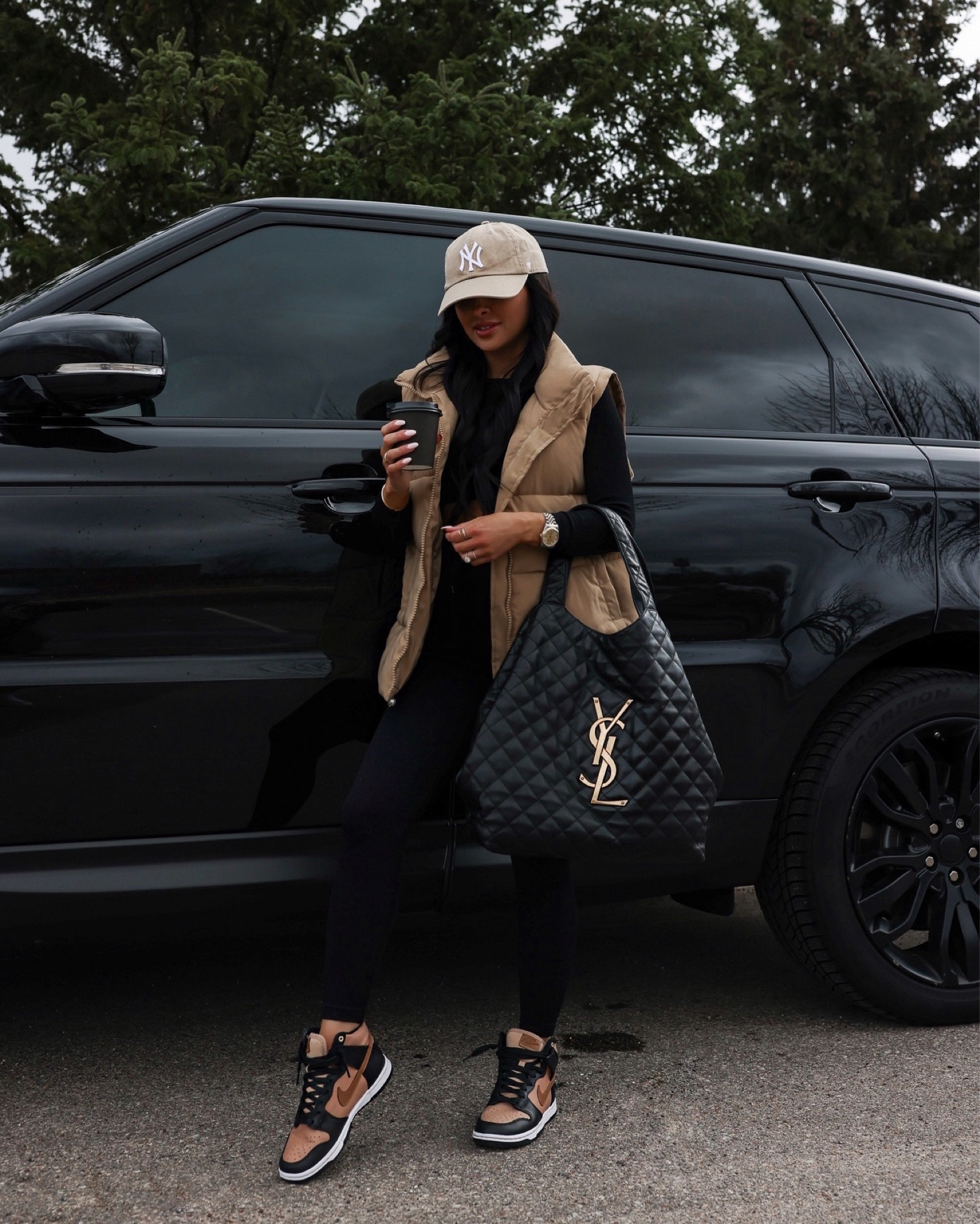 Casual fall outfit
Amazon puffer vest
Amazon lounge set 
Nike dunk high sneakers 
Ny Yankees cap



#LTKActive #LTKFindsUnder50 #LTKFindsUnder100