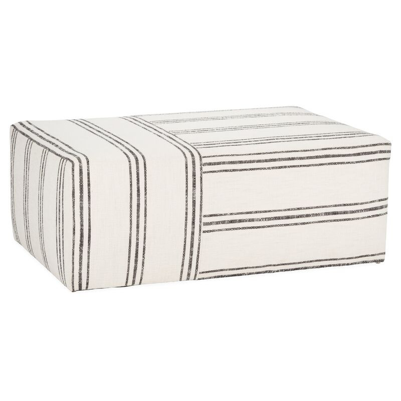 Quinn Upholstered Ottoman | One Kings Lane