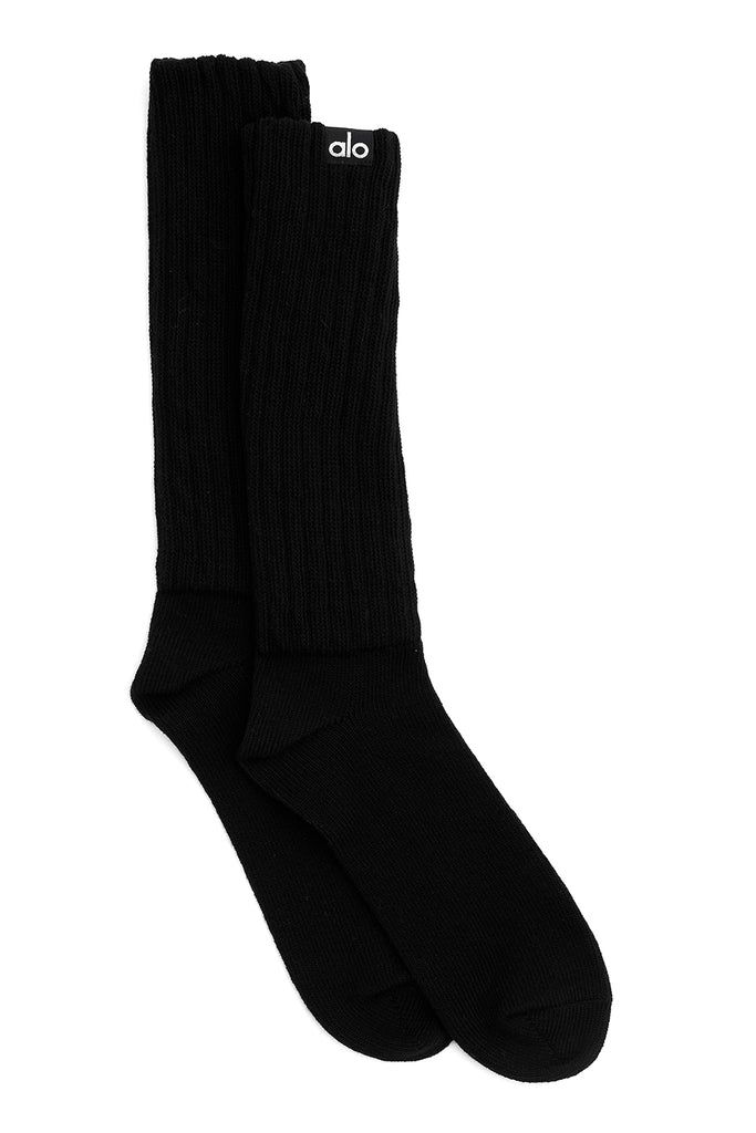 Women's Scrunch Sock - Black | Alo Yoga