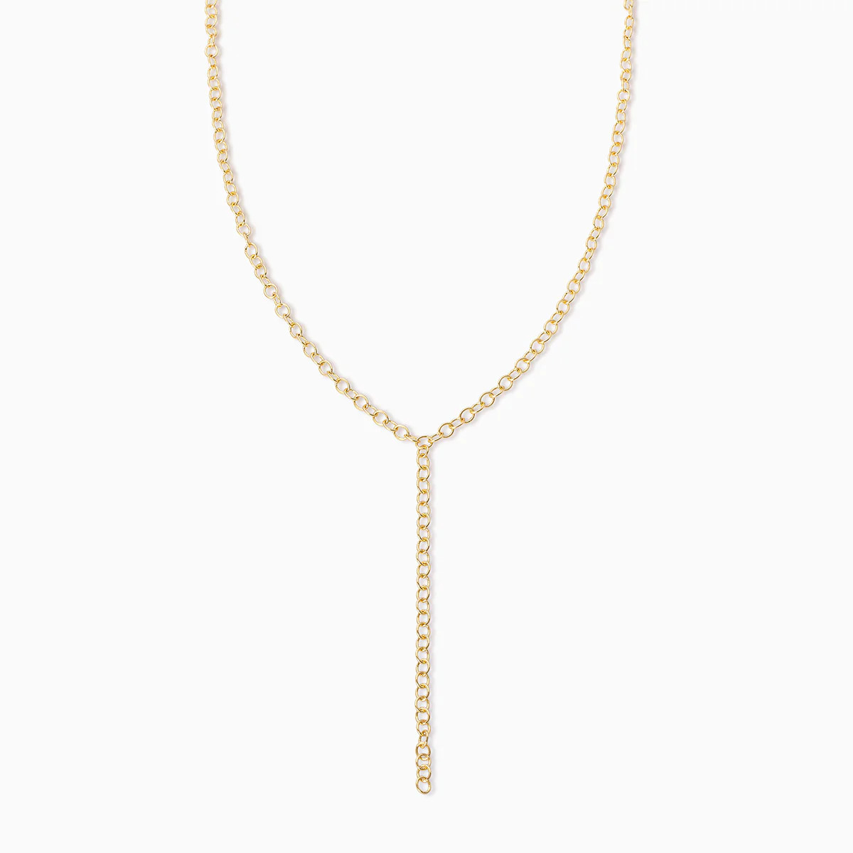 Circle Chain Lariat Necklace | Uncommon James