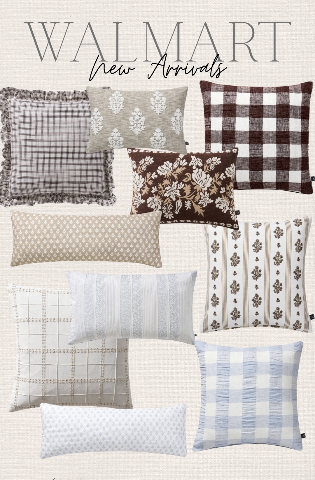 New throw pillows at Walmart 

#LTKHome #LTKSeasonal