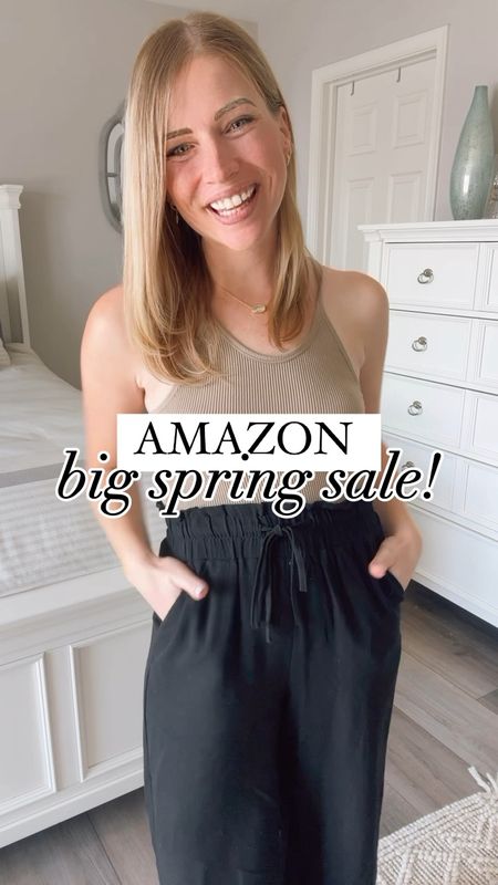 AMAZON BIG SPRING SALE ✨ ends March 25! Here are some my top picks!

1. Linen pants: drawstring waist, pockets & work appropriate 
2. Romper dress: pockets, adjustable straps & built-in romper
3. Linen set: high waist pants with pockets & ruffle edge crop top- so easy to mix & match too!
4. Chain mules: exactly like Steve Madden! 

I get my true size in everything, all available in tons of colors 



FOLLOW ME @sarahestyleme for more Amazon daily deals, Walmart finds, and outfit ideas!

@amazonfashion #founditonamazon #amazonfashion #amazonfinds #ltkunder50 #ltkfind #momstyle #stylereels #outfitreel #outfitideas  #ootdstyle #outfitinspo #petitefashion #styletrends #fashiontrends #outfitoftheday #outfitinspiration #styleblog #stylefinds #stylereel #tryonreel #casualstyle #sringstyle #springsale #amazonspringsale #bigspringsale #everydaystyle #affordablefashion  #amazoninfluencer #styleinfluencer #outfitidea

#LTKfindsunder50 #LTKstyletip #LTKsalealert