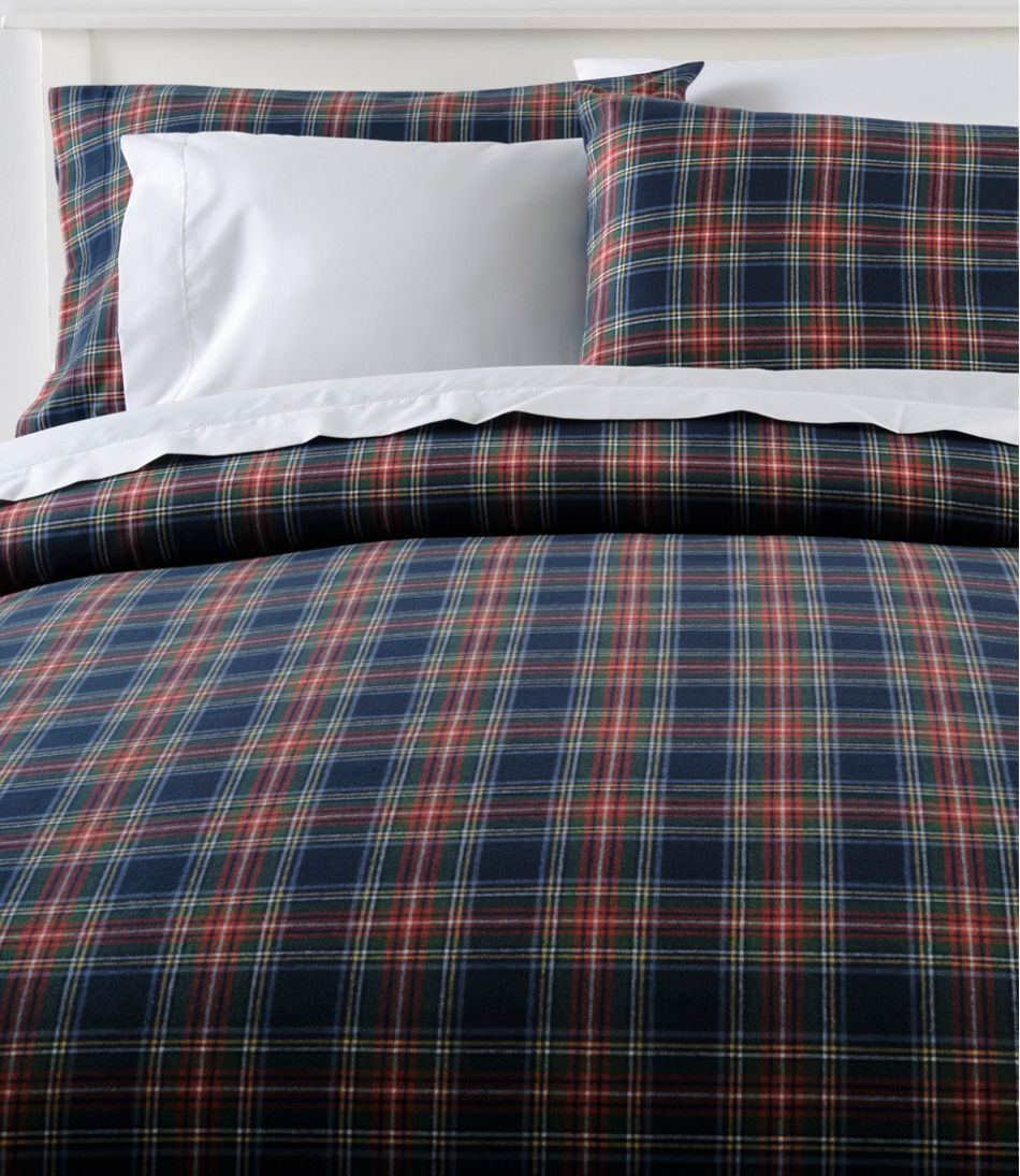Heritage Chamois Flannel Comforter Cover Collection, Plaid | L.L. Bean