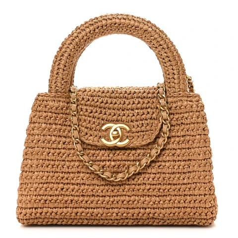 Chanel Kelly in Raffia | FASHIONPHILE (US)