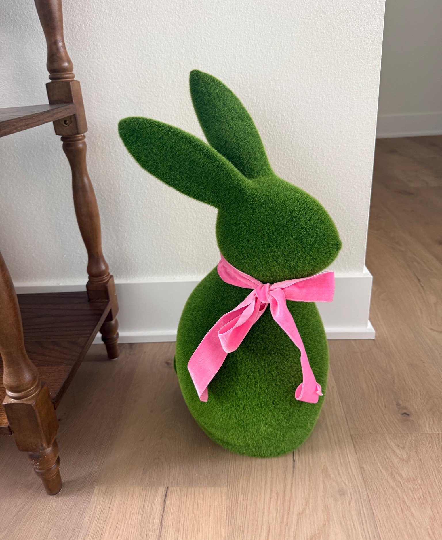 Green moss flocked bunny rabbit on sale for $15! 30 inches tall!

#LTKSaleAlert #LTKSeasonal #LTKHome