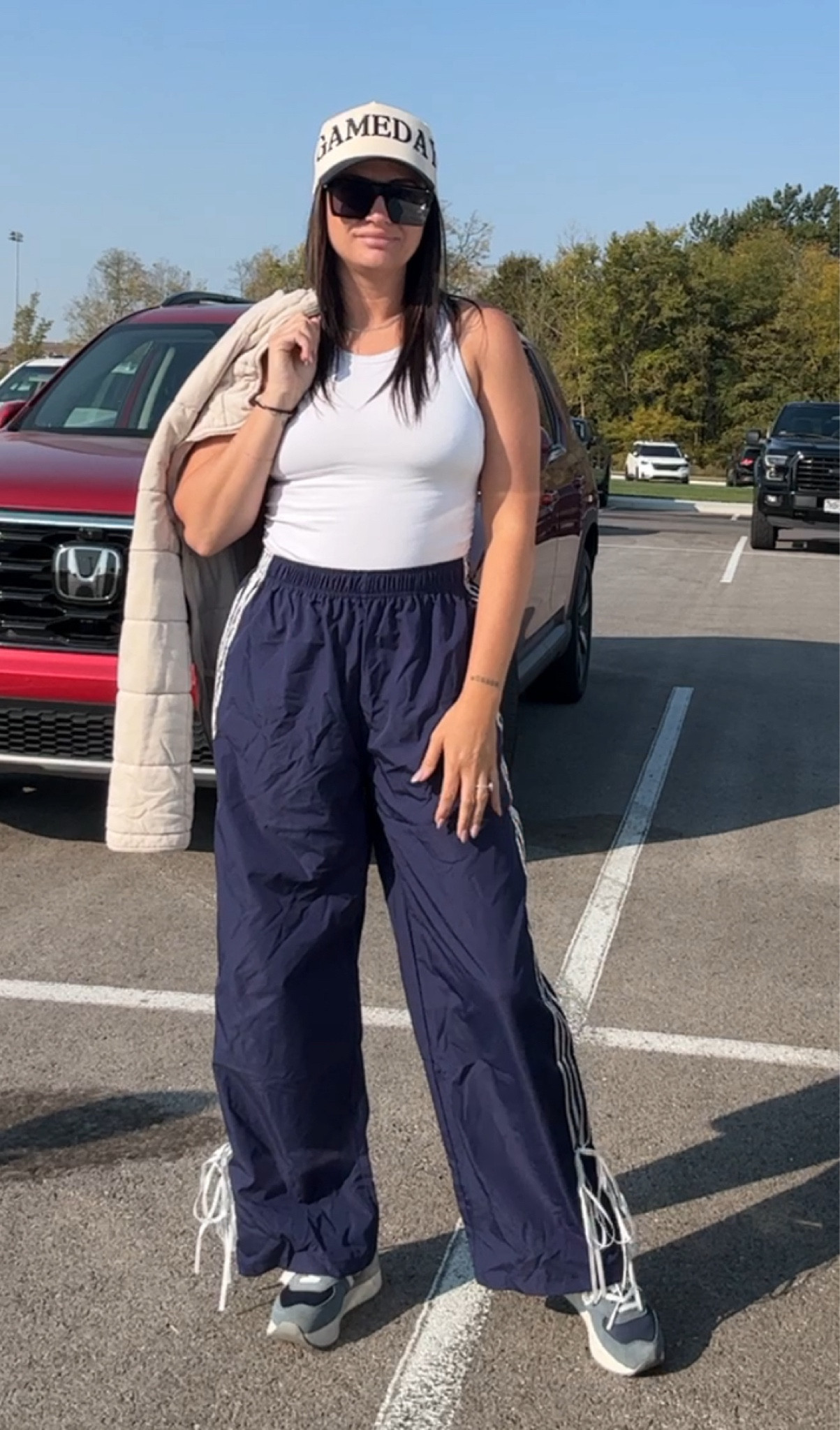 Another day, another game day fit. Free people dupe on the pants. Just wish the pants had pockets. 

#LTKActive #LTKSeasonal #LTKStyleTip