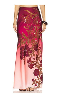ROCOCO SAND Maxi Skirt in Burgundy from Revolve.com | Revolve Clothing (Global)