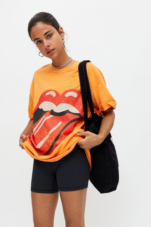 The Rolling Stones Overdyed T-Shirt Dress | Urban Outfitters (US and RoW)