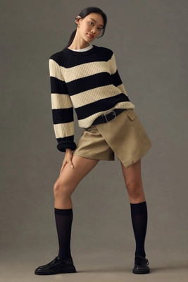 By Anthropologie Clean Utility Skort | Anthropologie (US)