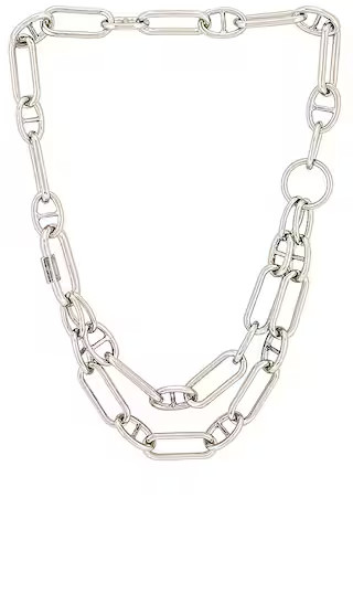 Ledger Necklace in Silver | Revolve Clothing (Global)