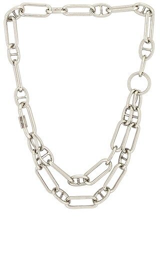 Ledger Necklace in Silver | Revolve Clothing (Global)