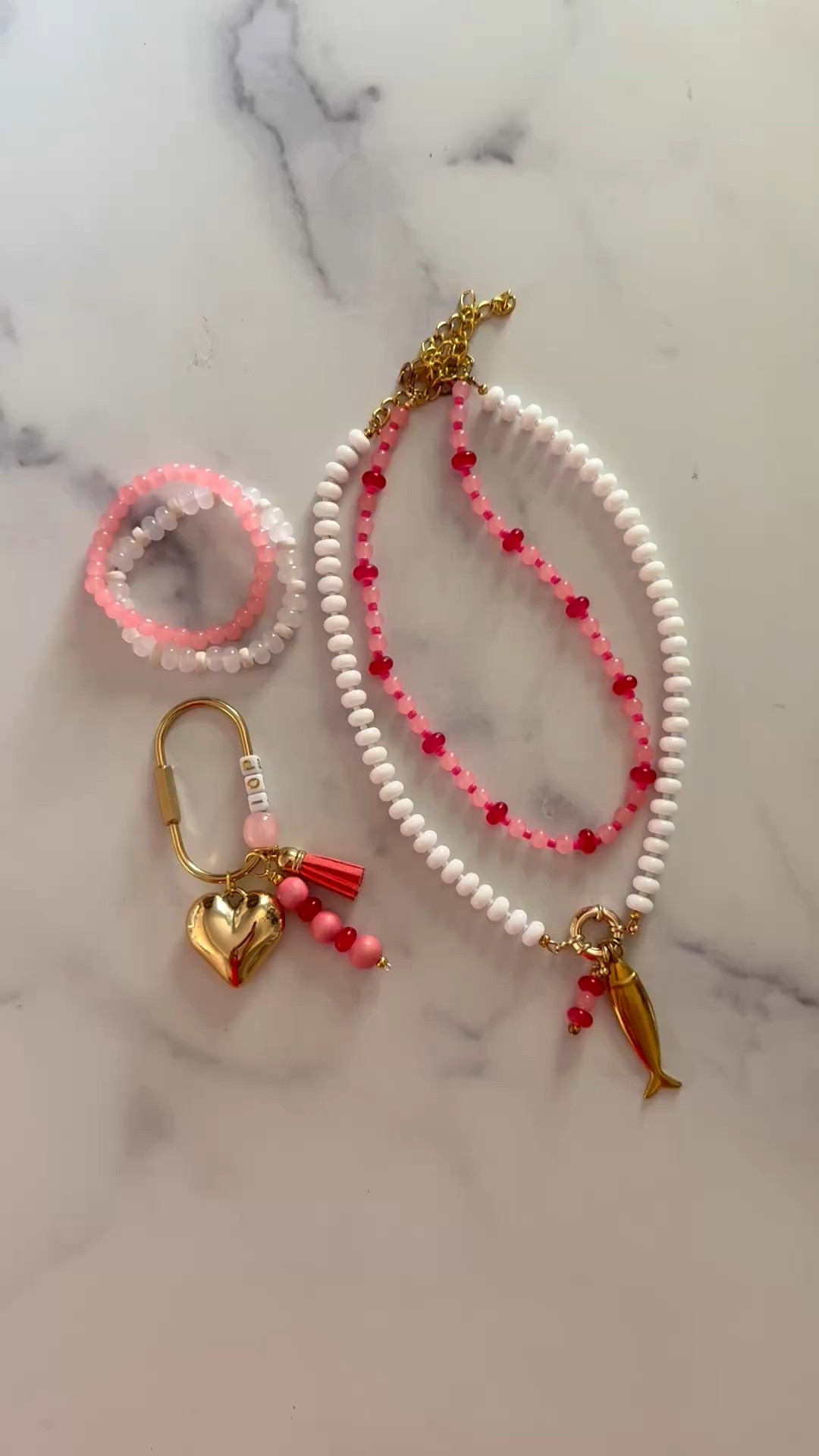 DIY pink jewelry and charms

#LTKSaleAlert #LTKSeasonal #LTKgrwm