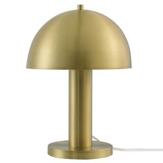 Olivia 12 in. Matte Brass Table Lamp | The Home Depot