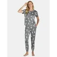 Way to Celebrate Women’s Halloween Pajama Set, Sizes XS-3X | Walmart (US)