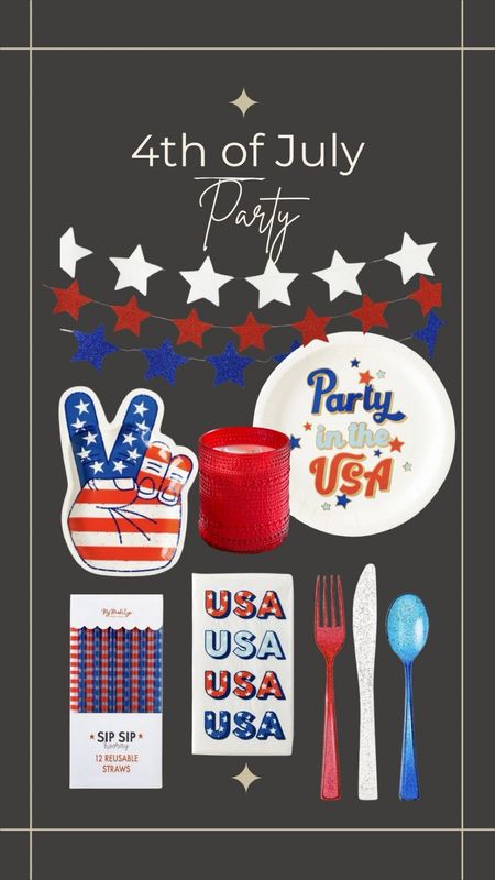 4th of July party essentials!

#fourthofjuly #4thofjuly #partydecor

#LTKFamily #LTKParties #LTKKids