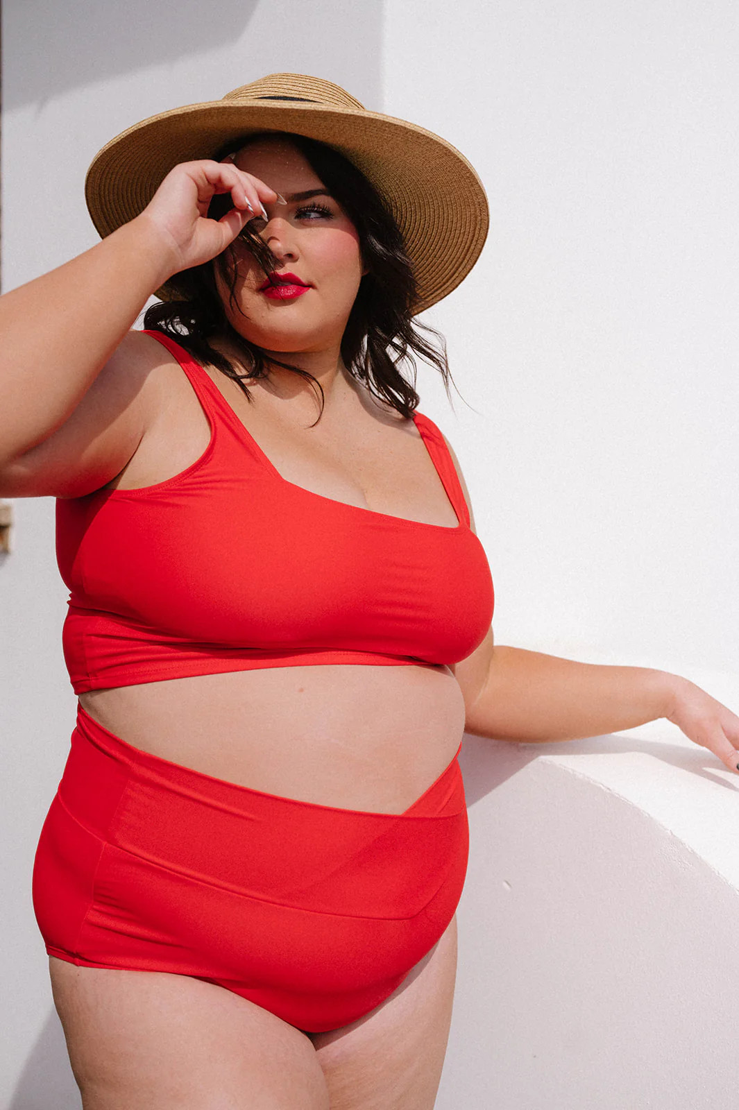 Coast Top | Poppy Red | Coral Reef Swim