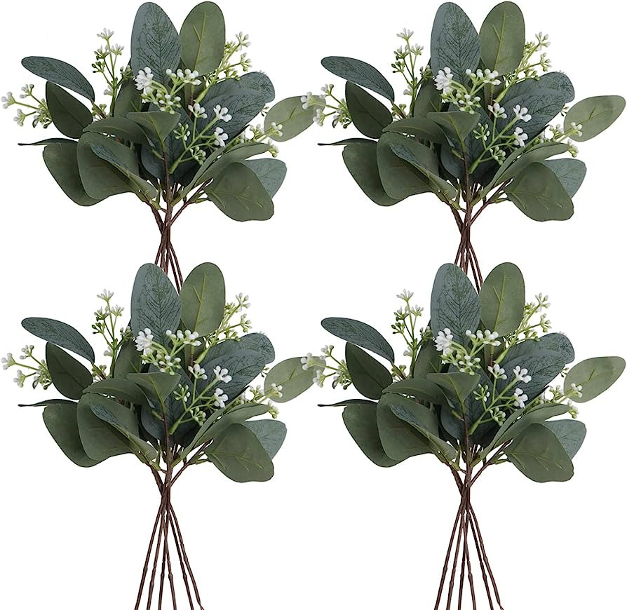 DEEMEI 22pcs Artificial Eucalyptus Stems Amazon home decor finds amazon favorites | Amazon (US)