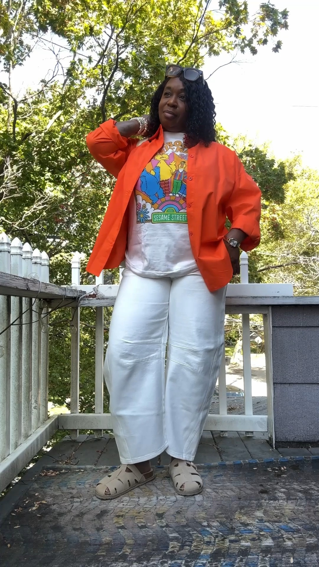 Fall OOTD:
Top is Large
Tee is Fashion Nova
Jeans are a 14 or XL
Sandals are an 8


#LTKPetite #LTKStyleTip #LTKMidsize