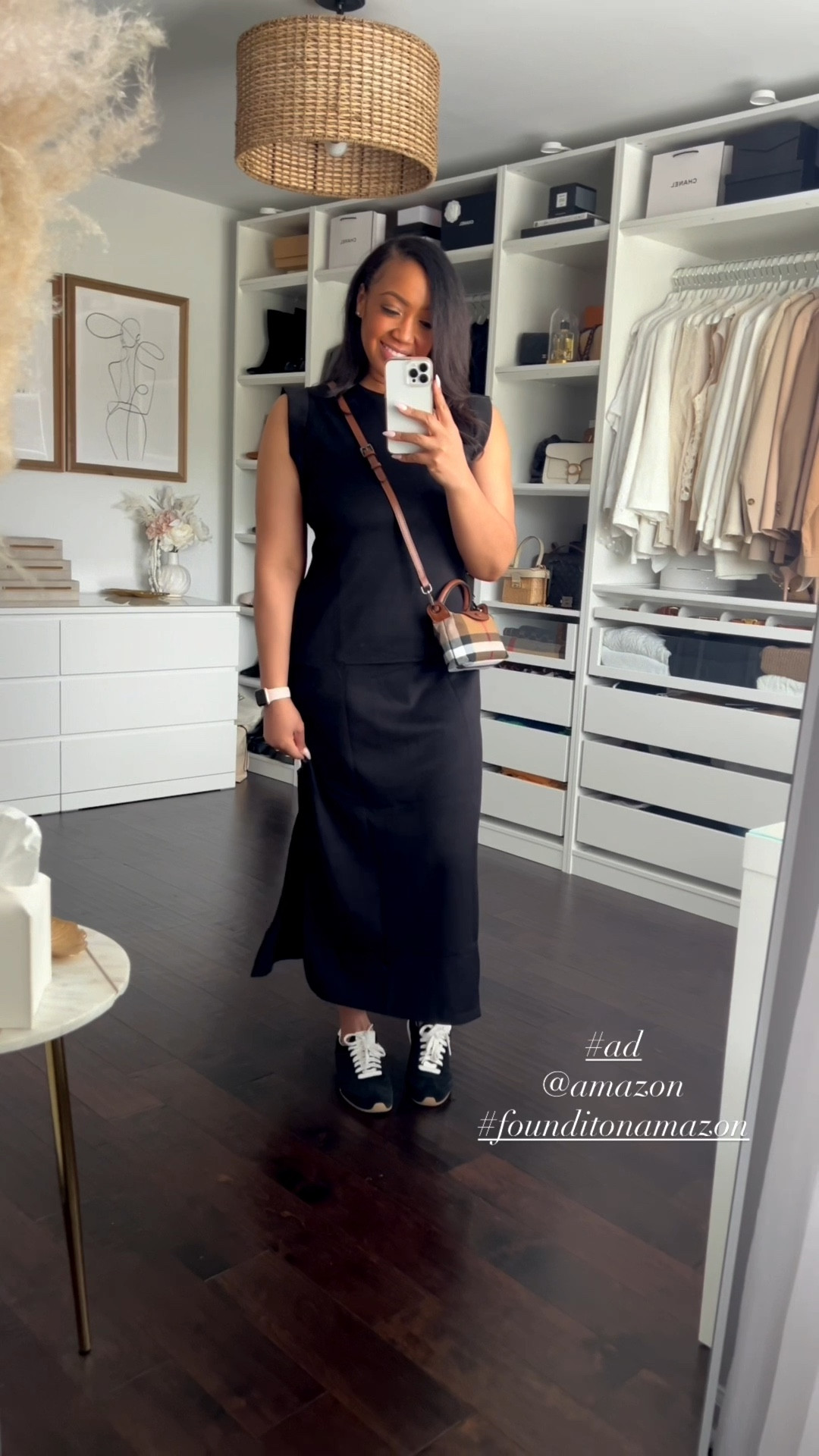 @amazon is having their Big Spring Sale and I’m sharing my fav black Fashion Finds from the sale! All super cute and comfy. I’m wearing a Large in all and they all run TTS. Which look is your fav? #ad #founditonamazon