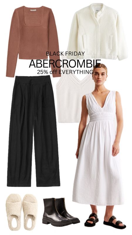 Black Friday Abercrombie 25%off everything. 
Outfit for woman  💃🏼

#LTKCyberWeek #LTKfindsunder100 #LTKfindsunder50