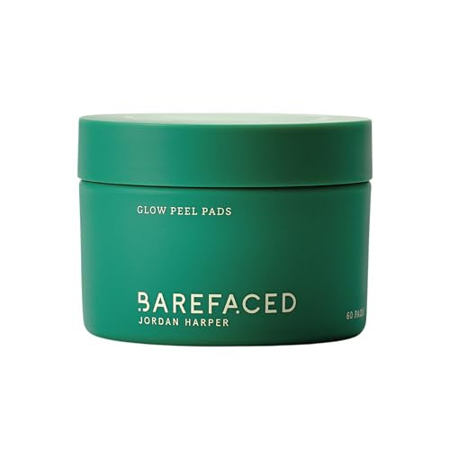Barefaced Glow Peel Pads (60 Count) - Deep Exfoliating Face & Body Pads with 15% Glycolic Acid, Squalane & Vitamin E - Smooths Texture, Reduces Breakouts & Fine Lines | Amazon (US)