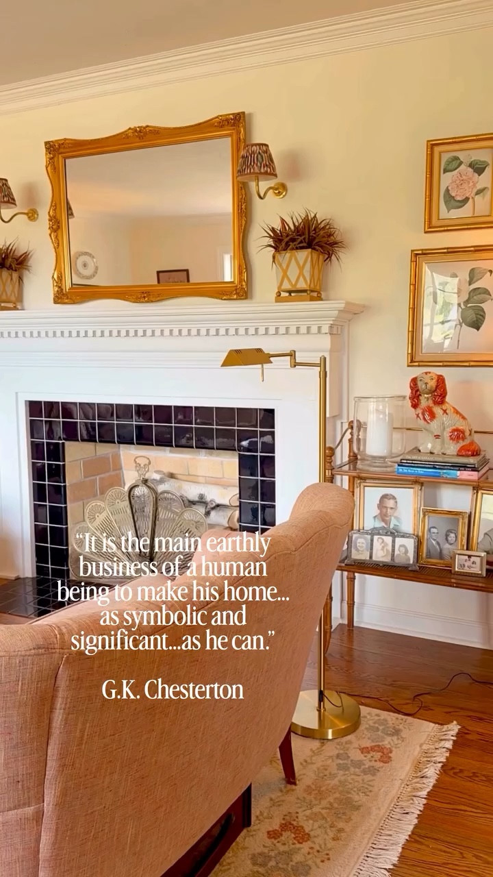 I don’t think this means doing more. I think it just means using what matters, keeping things around that remind you of who you are, and living an intentionally joyful life at home. 

How are you creating a symbolic and significant home?

#storykeeperstyle 
•
•
•
•
•
•
•
Vintage Decor | Home Inspiration | Collected Home | Traditional Home | Sentimental Style | The Sentimental Decorator | Joyful Rituals of Home | Sentimental Home | Homes with a Story 

#thesentimentaldecorator #sentimentalstyle #nostalgianotebook #meaningfulhomedecor