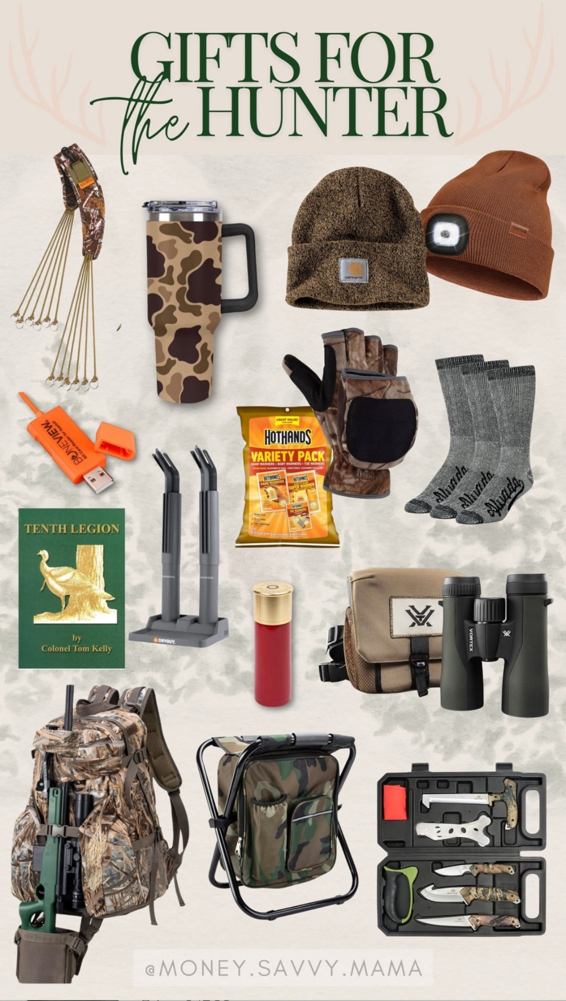 Hunting for the perfect gift? 😉 Tap to shop these great gift ideas for the hunter in the fam! 

Gifts for the Hunter, gifts for him, gifts for Dad, hunting gifts, hunting gift guide, hunting outfit 