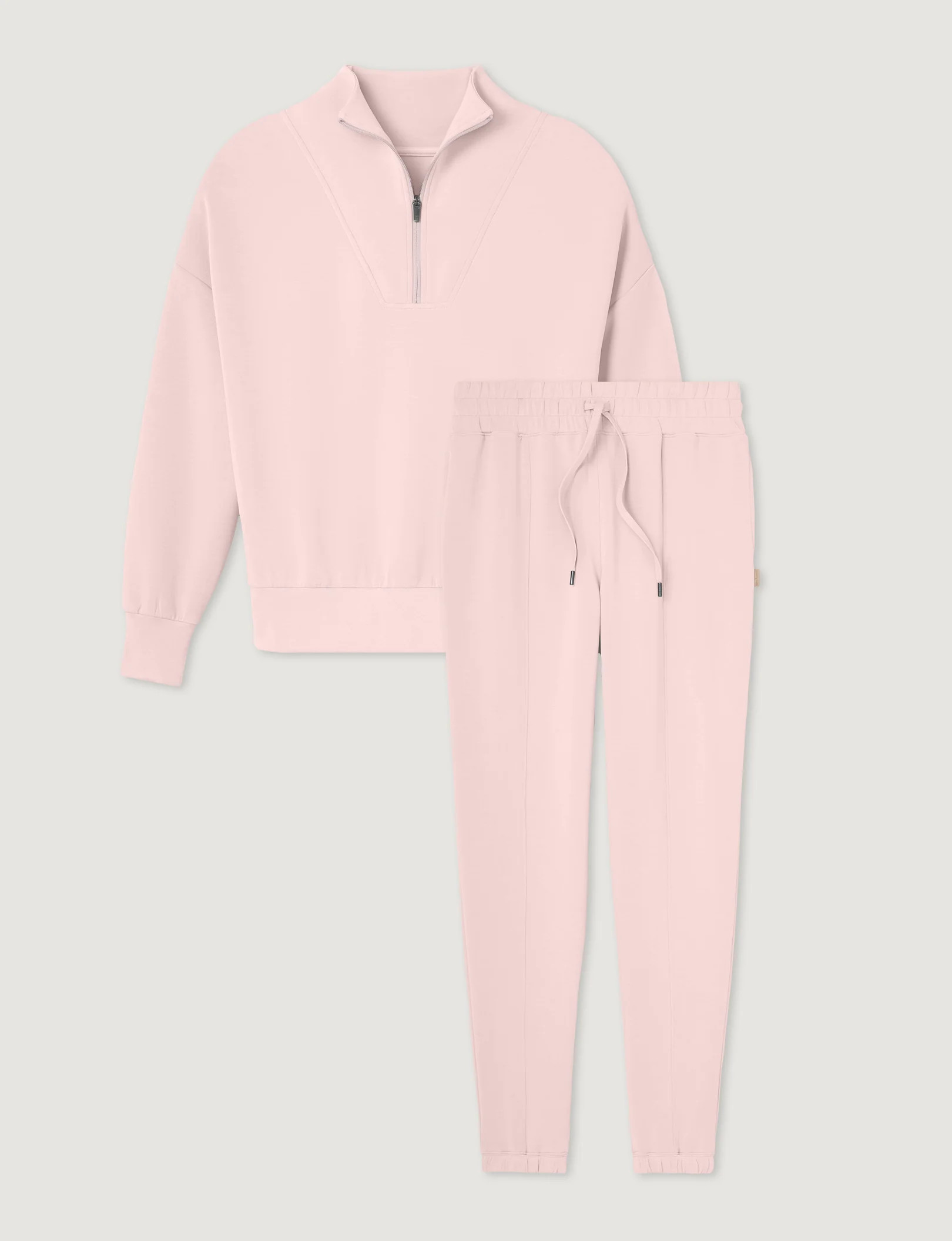 Women's Luxe Traveler Knit Quarter Zip & Jogger Set | Tommy John