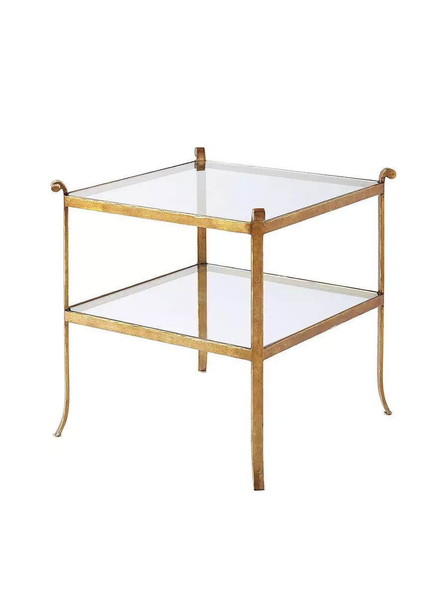 St. Germain Glass Side Table | Serena and Lily