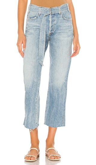 Citizens of Humanity Belted Emery High Rise Relaxed Crop. - size 25 (also in 23, 26, 27, 28, 29, 30) | Revolve Clothing (Global)
