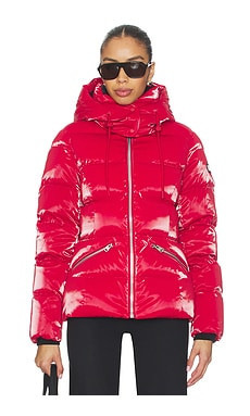 Mackage Madalyn Coat in Dark Red from Revolve.com | Revolve Clothing (Global)