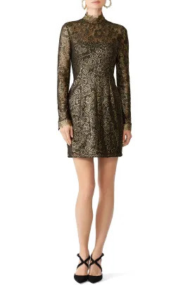 Metallic Hunter Dress | Rent the Runway
