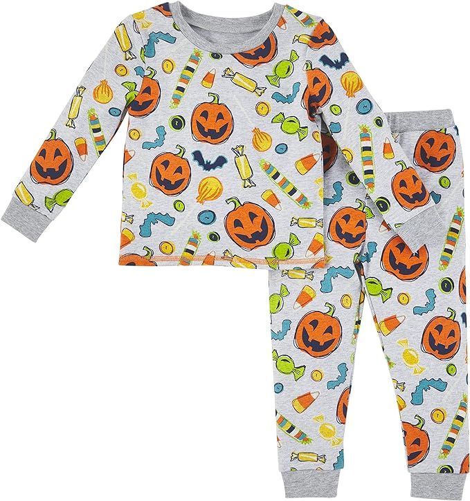 Mud Pie Baby Boys' Halloween Pajama Set | Amazon (US)