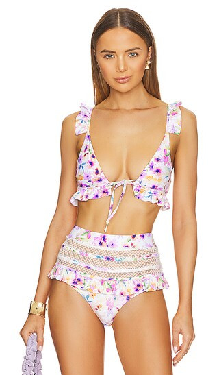 Dreamer Top in Lilac Blossoms | Revolve Clothing (Global)