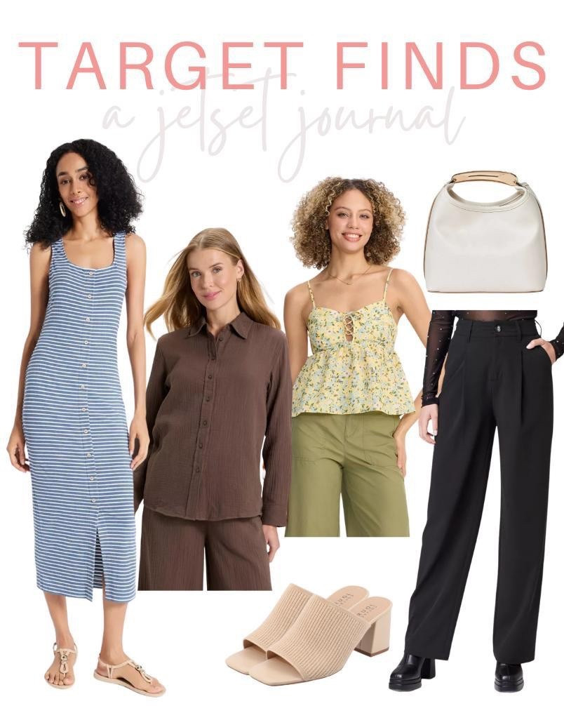 Update your wardrobe with these cute fashion finds from Target!
#comfytrousers #peplumtop #mididress #cutesandals #trendylook #targetessential #affordablefashion #targetfinds #seasonalfavorites #cozyoutfits #everydaylooks #summerstyle #freshfashion #summerrefresh

#LTKU #LTKSeasonal #LTKStyleTip
