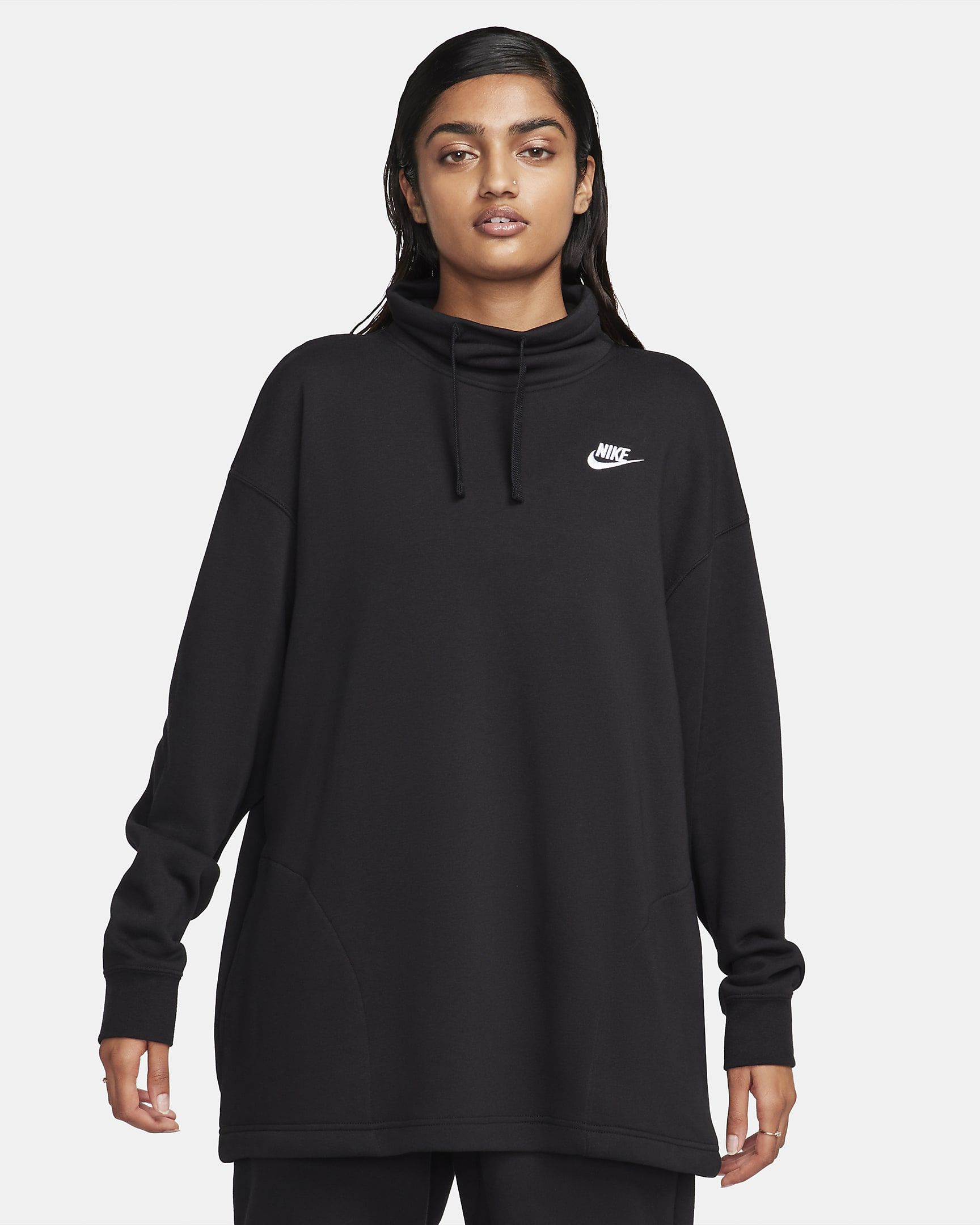Nike Sportswear Club Fleece Women's Oversized Mock-Neck Sweatshirt. Nike.com | Nike (US)