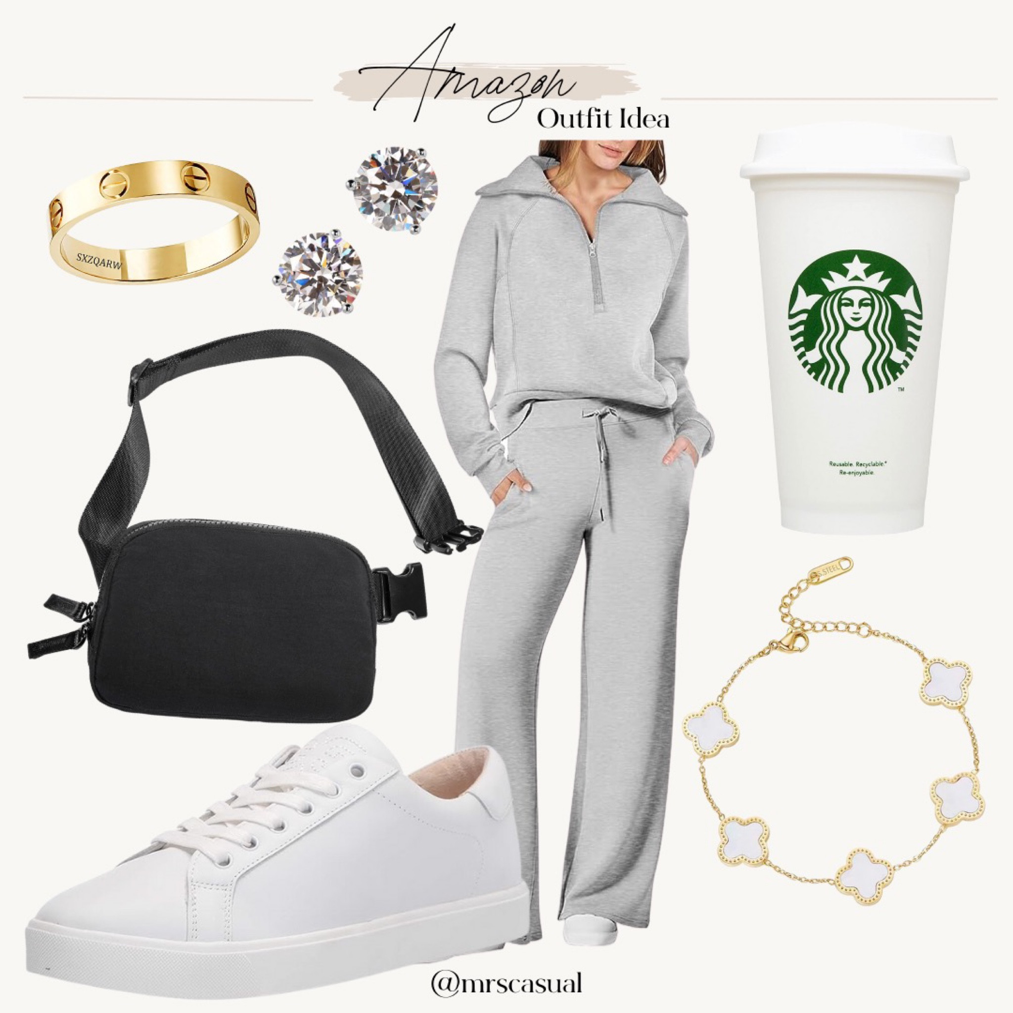 Literally the best air Essentials from Amazon! This set is TOO good! Wearing size small 

#LTKstyletip #LTKFind #LTKunder50